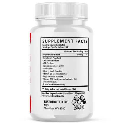 Glyco Vista Capsules, GlycoVista Blood Optimizer Supplement (60 Capsules)