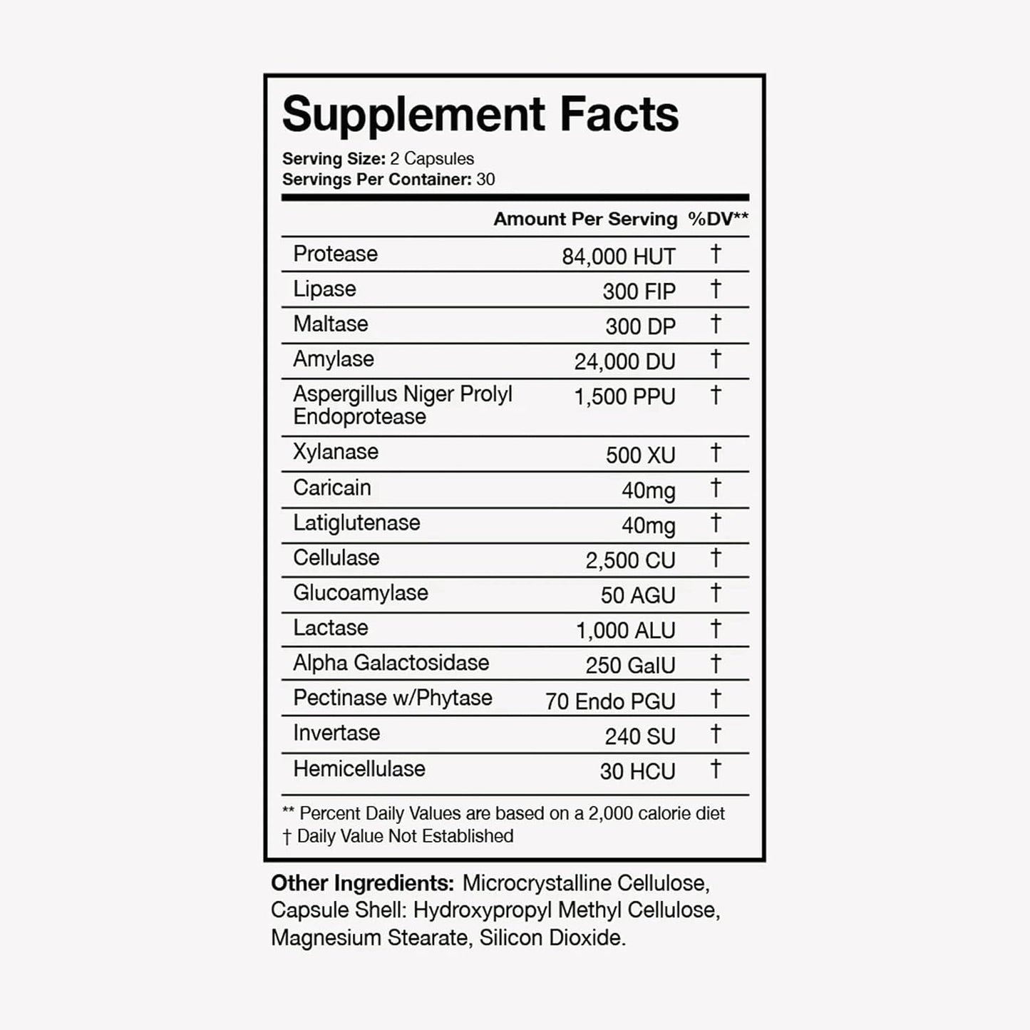 Terra Health Essentials Digestive Catalyst | Reduce IBS | Amylase, Protease & Glucoamylase (1 Bottle, 60 Capsules)