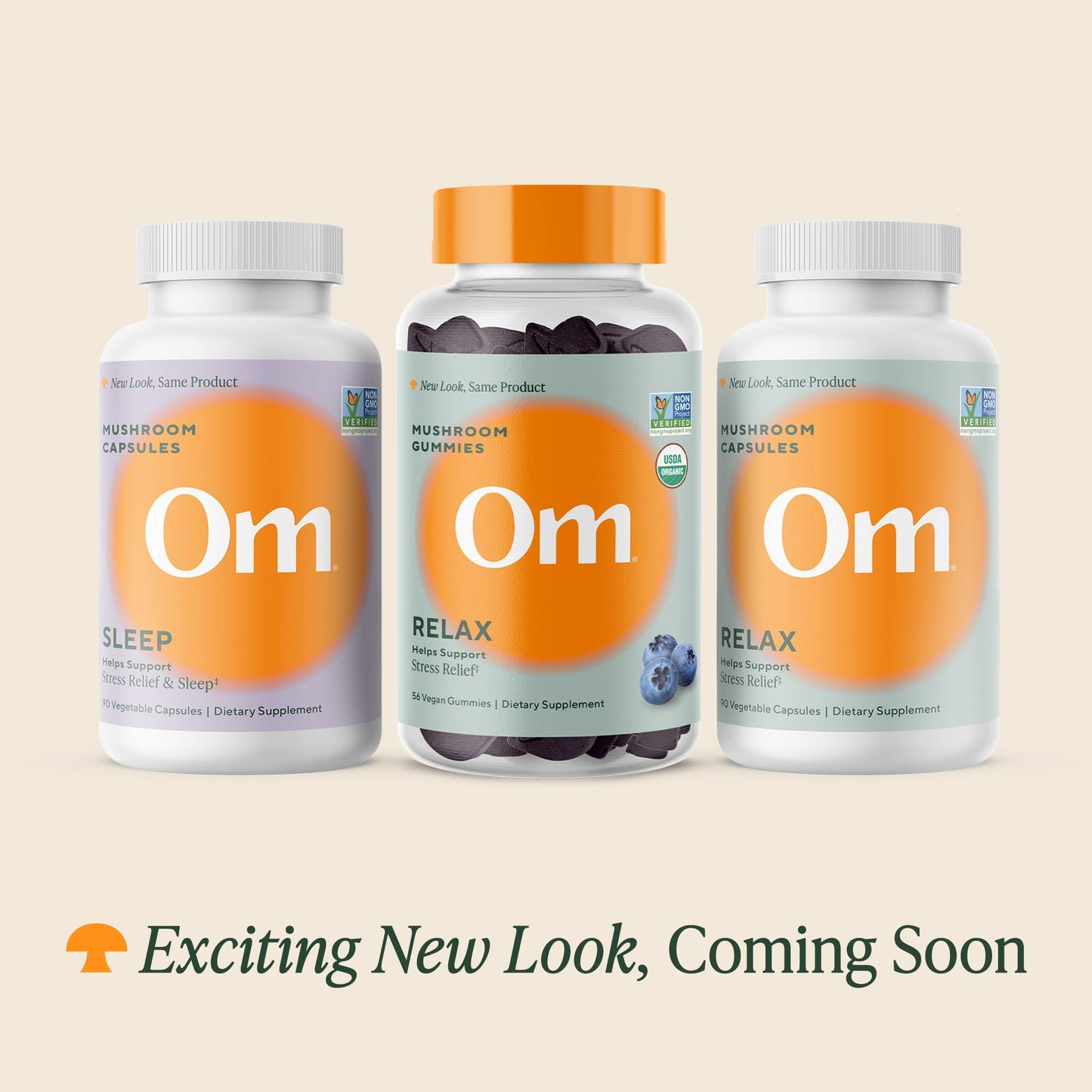 OM MUSHROOM SUPERFOOD Master Blend Mushroom Gummies – Organic 10-Mushroom Complex with Ashwagandha – Supports Immunity, Gut Health & Stress Relief – Mixed Berry Flavor – 28 Servings, 56 Count.