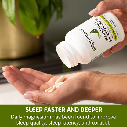 BiOptimizers Magnesium Breakthrough 4.0, (30 Capsules) & Stress Guardian, (90 Capsules) - Natural Sleep, Brain, and Stress Support Supplement Bundle