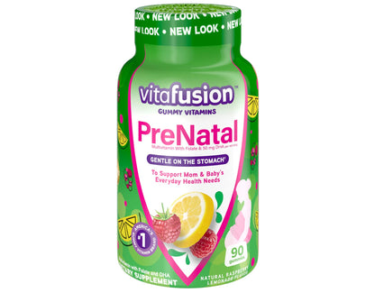 Vitafusion Prenatal, Gummy Vitamins WpNASN, 5Pack (90 Count)