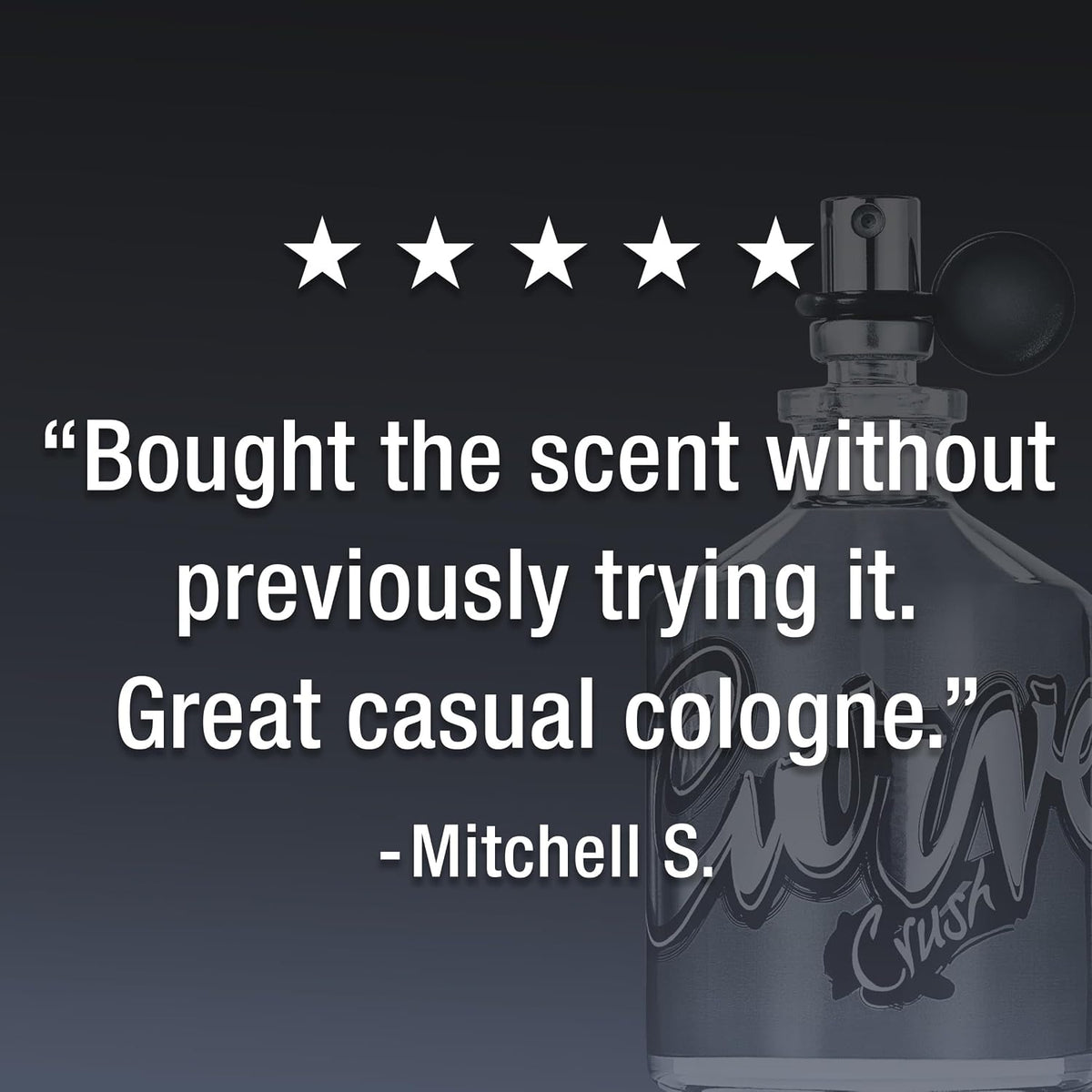 Curve Crush Men's Cologne Fragrance Spray, Casual Day or Night Scent, 4.2 fl oz