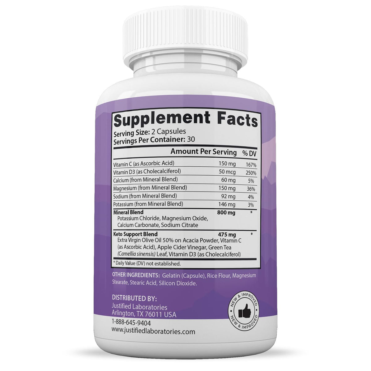 (5 Pack) Ultra Fast Pure Keto Boost Pills 1275MG New & Improved Formula Contains Apple