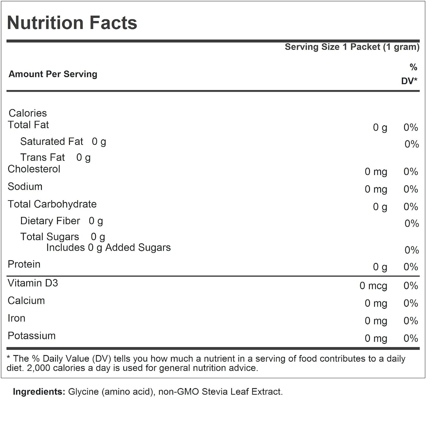 Andrew Lessman ProCaps Sucress® Stevia Sweetener, 100 Packets