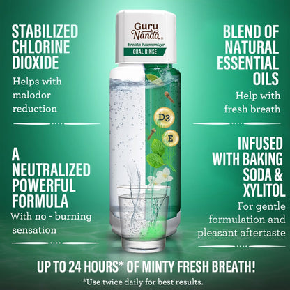 GuruNanda Oral Care Kit for Teeth Whitening, Shine Bright Stay Fresh