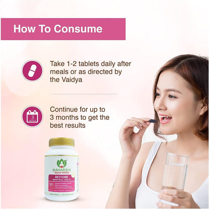 OTAA Ayurveda Restone Tablets | Shatavari PCOD PCOS Supplements for Women | Supports Healthy Periods