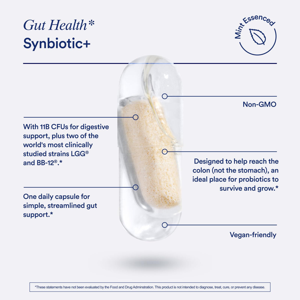Ritual Synbiotic+ : Probiotic, Prebiotic, Postbiotic, 3-in-1 Formula for Gut Health