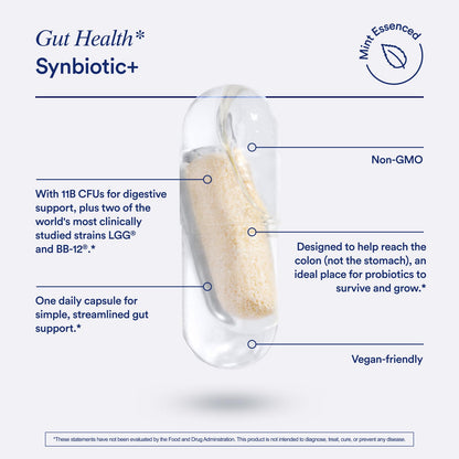 Ritual Synbiotic+ : Probiotic, Prebiotic, Postbiotic, 3-in-1 Formula for Gut Health