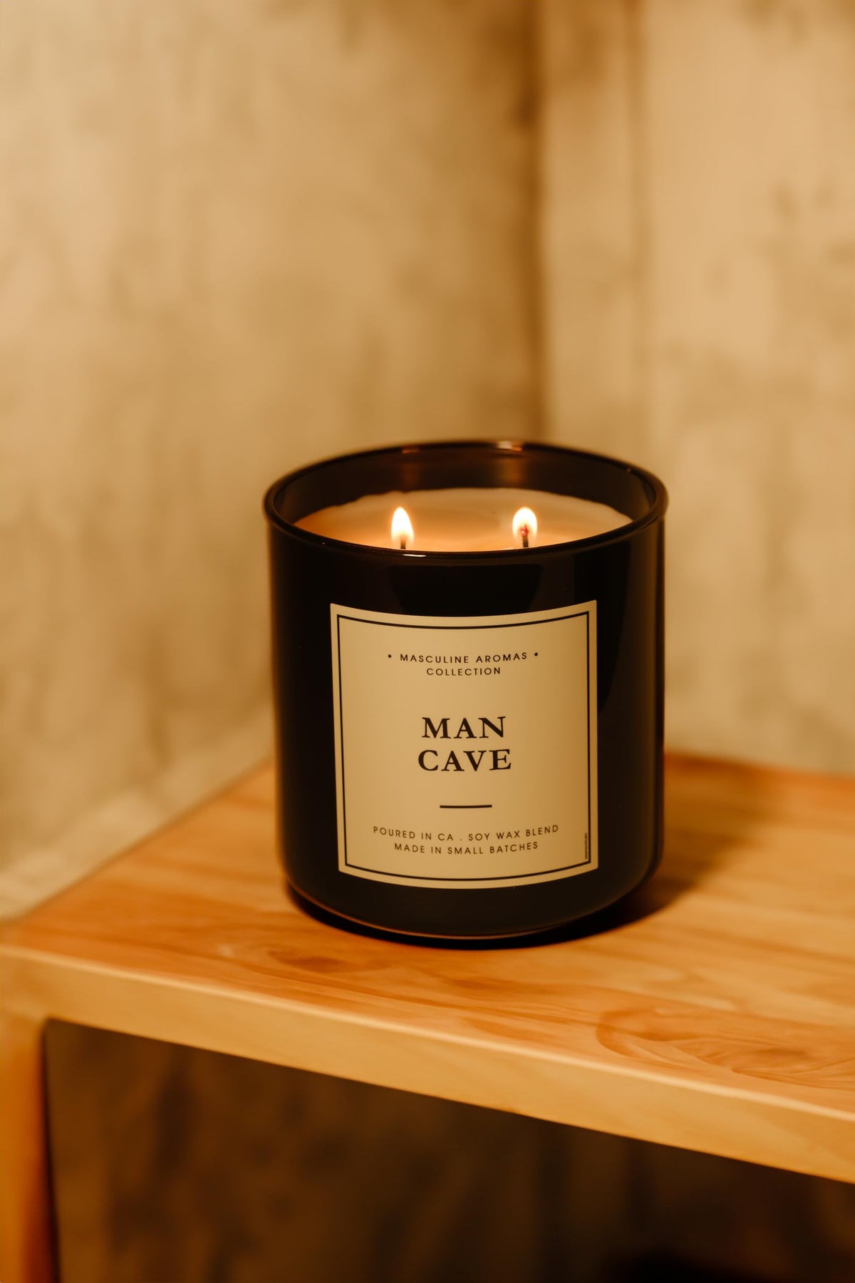 Leoben Co | Masculine Aromas 17oz | 60 Hours | Soy Vegan Wax | Scented Mens Candles