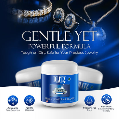 Blitz Gem & Jewelry Cleaner Concentrate Refill for Ultrasonic Machines 8 oz