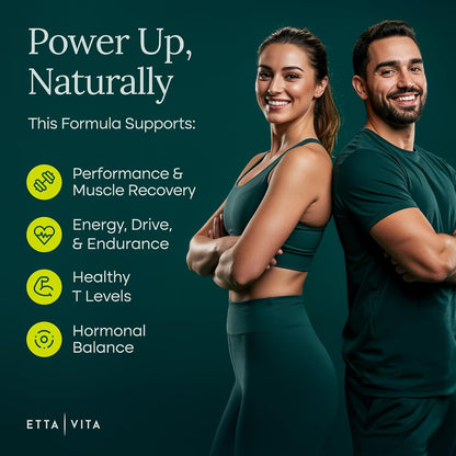 Testosterone Booster for Men with Tongkat Ali & Fadogia Agrestis [200:1 Longjack] - Lean Muscle Recovery for Men and Women, Hormonal Balance with NAC Liver Support, Detox & Cleanse, 60ct (Made in USA)