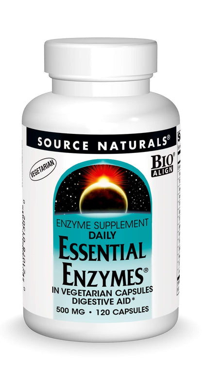 Source Naturals Essential Enzymes 500mg Bio-Aligned Multiple Enzyme
