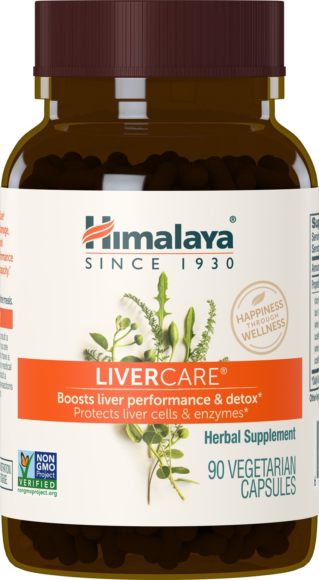 Himalaya LiverCare For Liver Support, 375 mg, 180 Capsules, 90 Day Supply