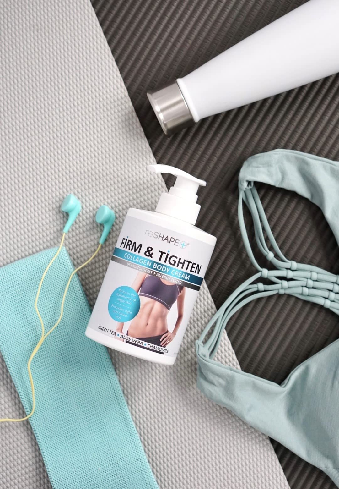 Reshape+ Collagen Body & Face Cream Moisturizing Skin Care Lotion, Skin Tightening Cellulite