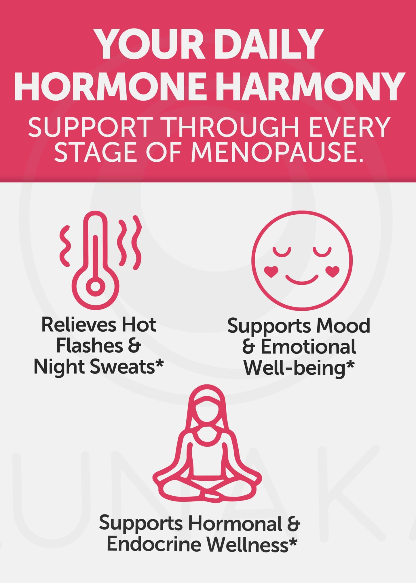 Lunakai USA Made Natural Menopause Supplements for Women, 60ct | Non-GMO, 13-in-1 Menopause Relief for Hot Flashes, Night Sweats, Sleep & Mood Support