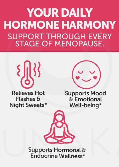 Lunakai USA Made Natural Menopause Supplements for Women, 60ct | Non-GMO, 13-in-1 Menopause Relief for Hot Flashes, Night Sweats, Sleep & Mood Support