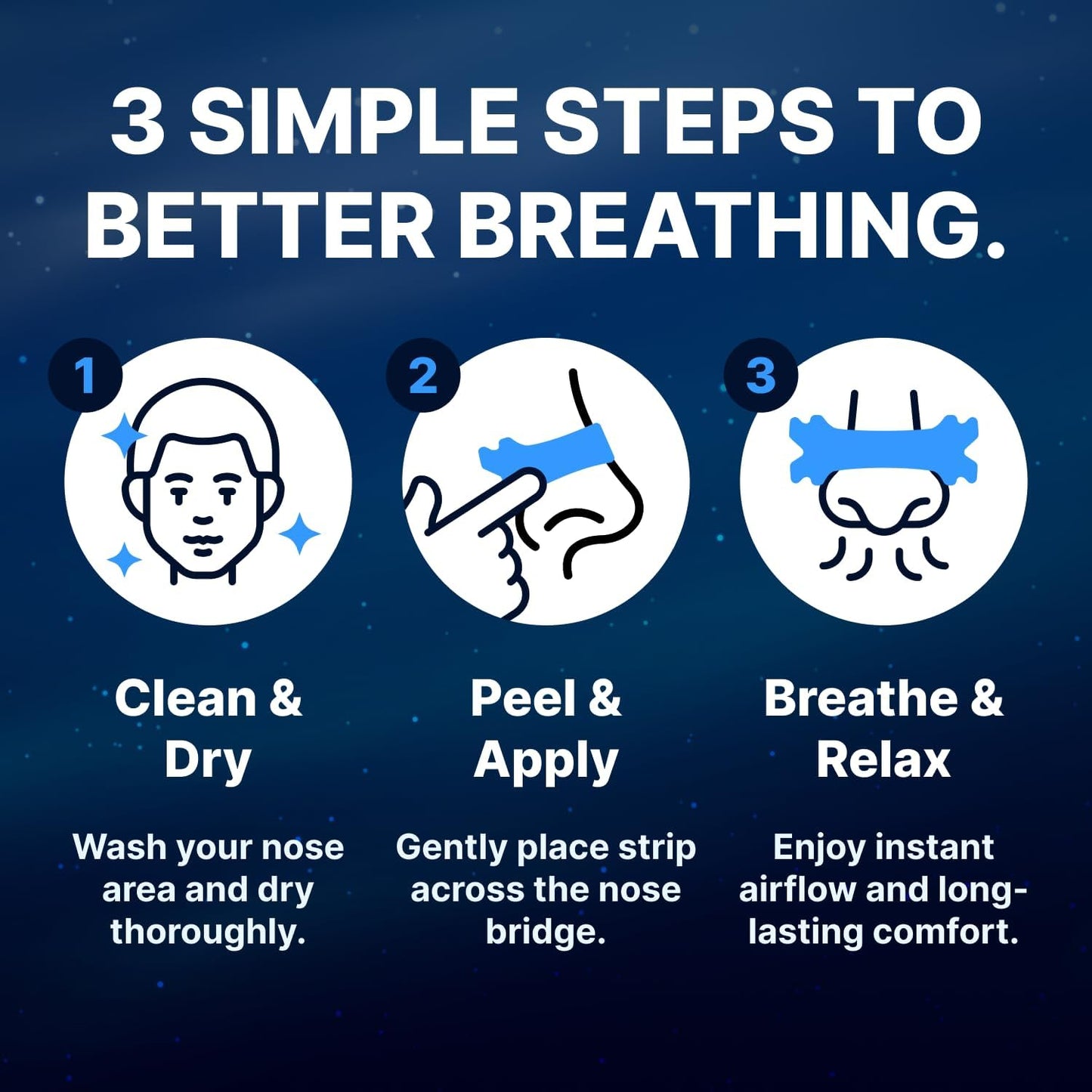 Wellamoon Sleep & Nasal Strip Bundle — Night-time Patch + Nasal Breathing Strips for Better Rest & Comfort