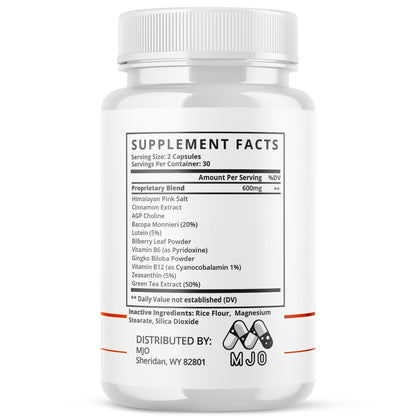 Vapocept Capsules, Brain Health Support Supplement Pill 2-Pack 120 Capsules
