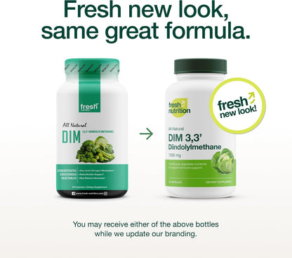 DIM Supplement 500mg - Diindolylmethane – Vegan, Non-GMO, Gluten-Free - 90 Capsules