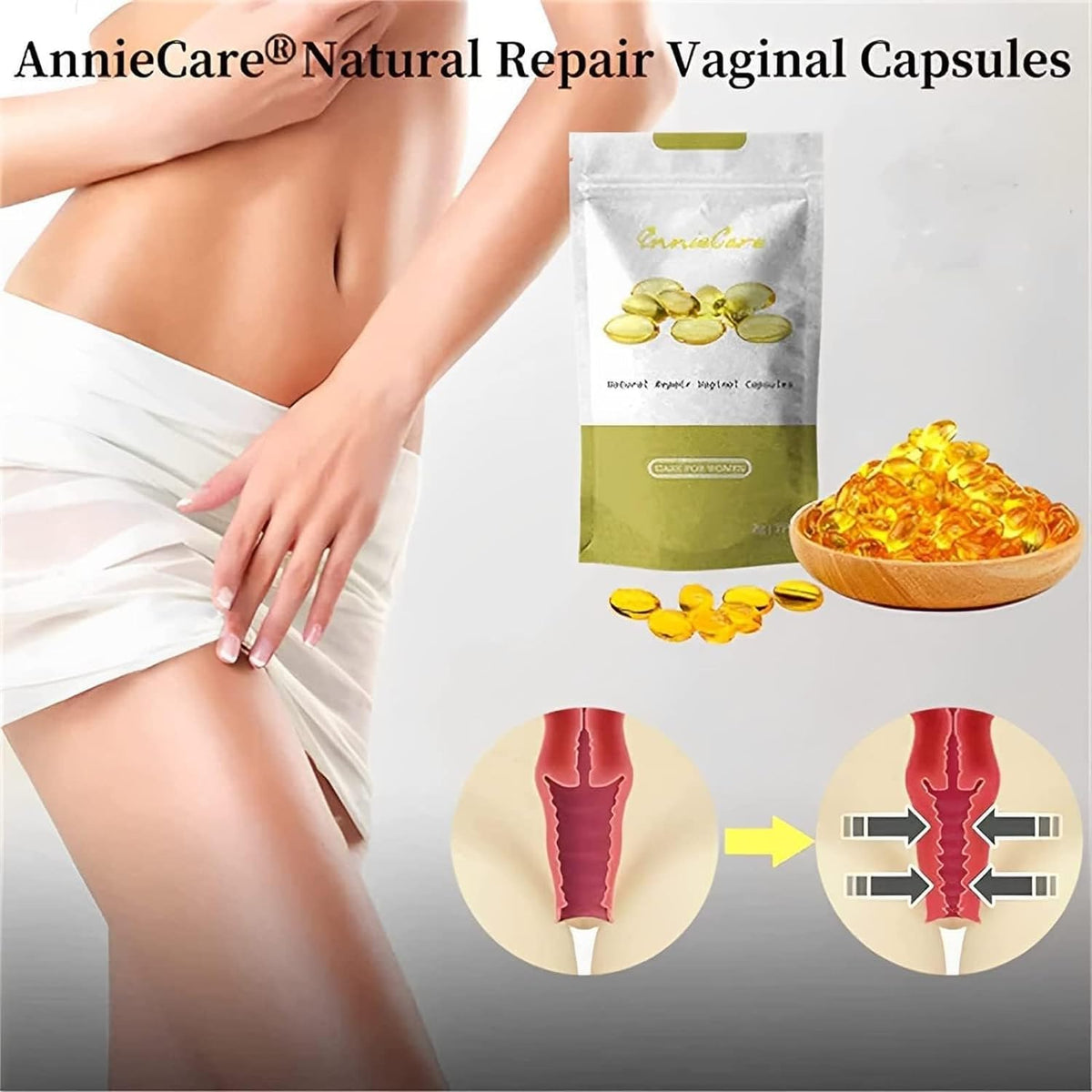 Zahawei Aafq Natural Repair Capsules - 7pcs/Bag Aafq Capsules for Women