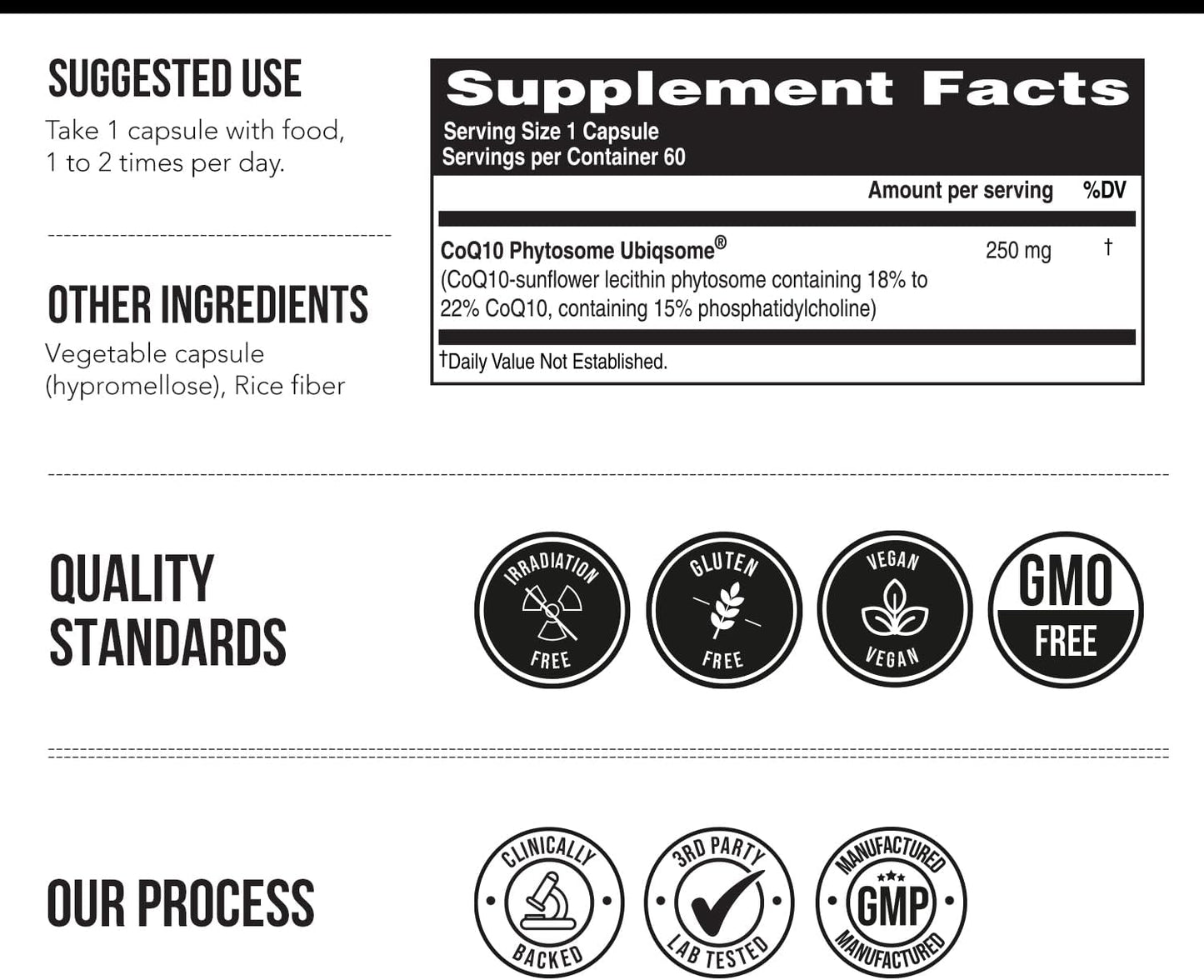 SoActive CoQ10® 250 mg: CoQ10 Phytosome with up to 9X Higher Absorption - Proven Cellular Delivery - Supports Cellular Energy Production (60 Capsules)