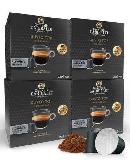 Gran Caffè Garibaldi Espresso Pods, Decaffeinato, 50Count
