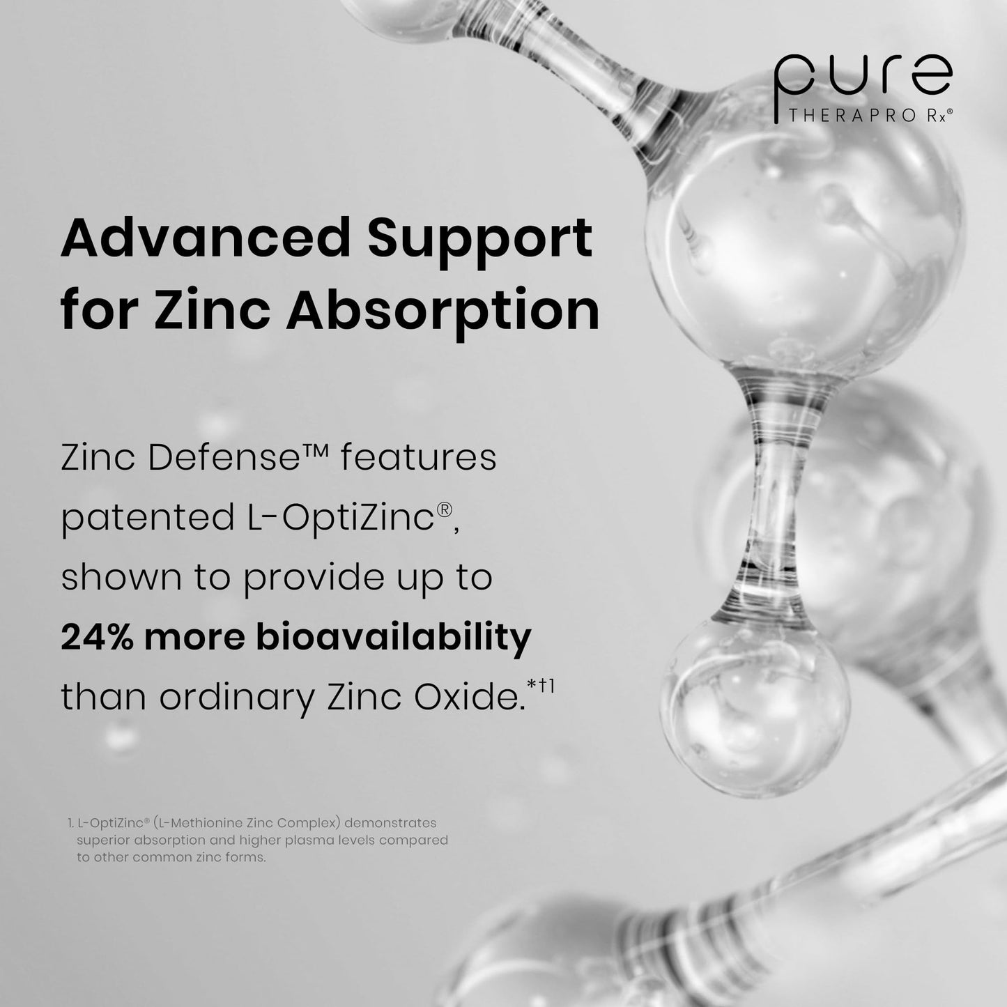 Zinc Defense | Zinc + Copper + Quercetin | 60 Servings in Vegan Capsules | L-OptiZinc & Quercefit Ionophore | Chelated Minerals | Immune, Gut, & Hormonal Balance Support