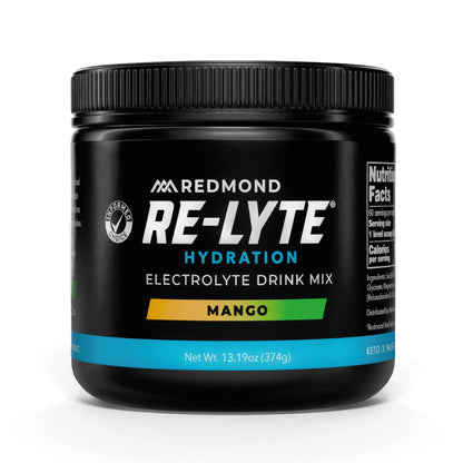 REDMOND Re-Lyte Sugar Free Electrolyte Powder Mix (Strawberry Lemonade) | Zero Sugar Electrolytes, Hydration Powder