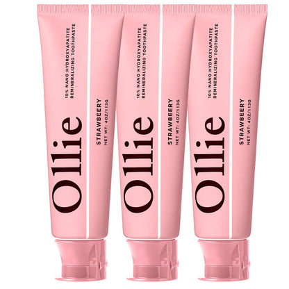 Ollie Fluoride Free 10% Nano Hydroxyapatite Toothpaste, Clean Mint, 1 Pack