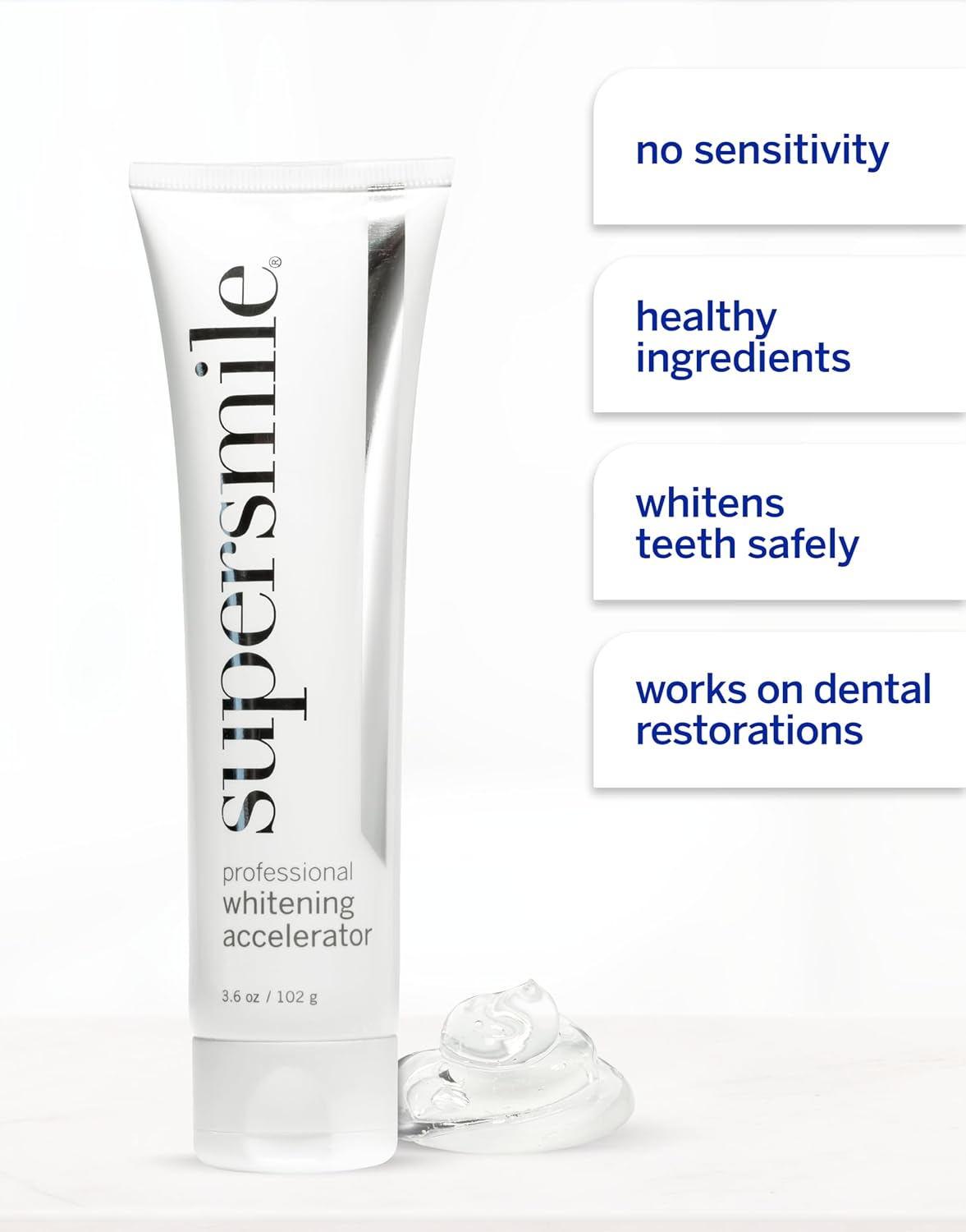 Supersmile Professional Whitening Accelerator, 3.6 Oz, Pairs with Paste