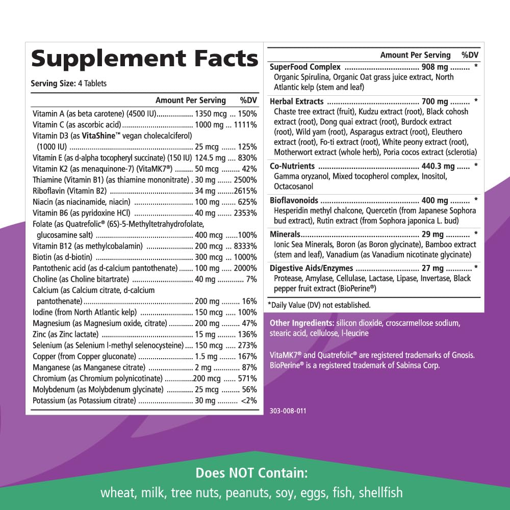 Pure Essence Labs ProFema - Multivitamin for Women - Natural Menopause Relief Supplement - Promotes Hormone Balance, Reduces Hot Flashes, Mood Swings, Night Sweats (60 Capsules)