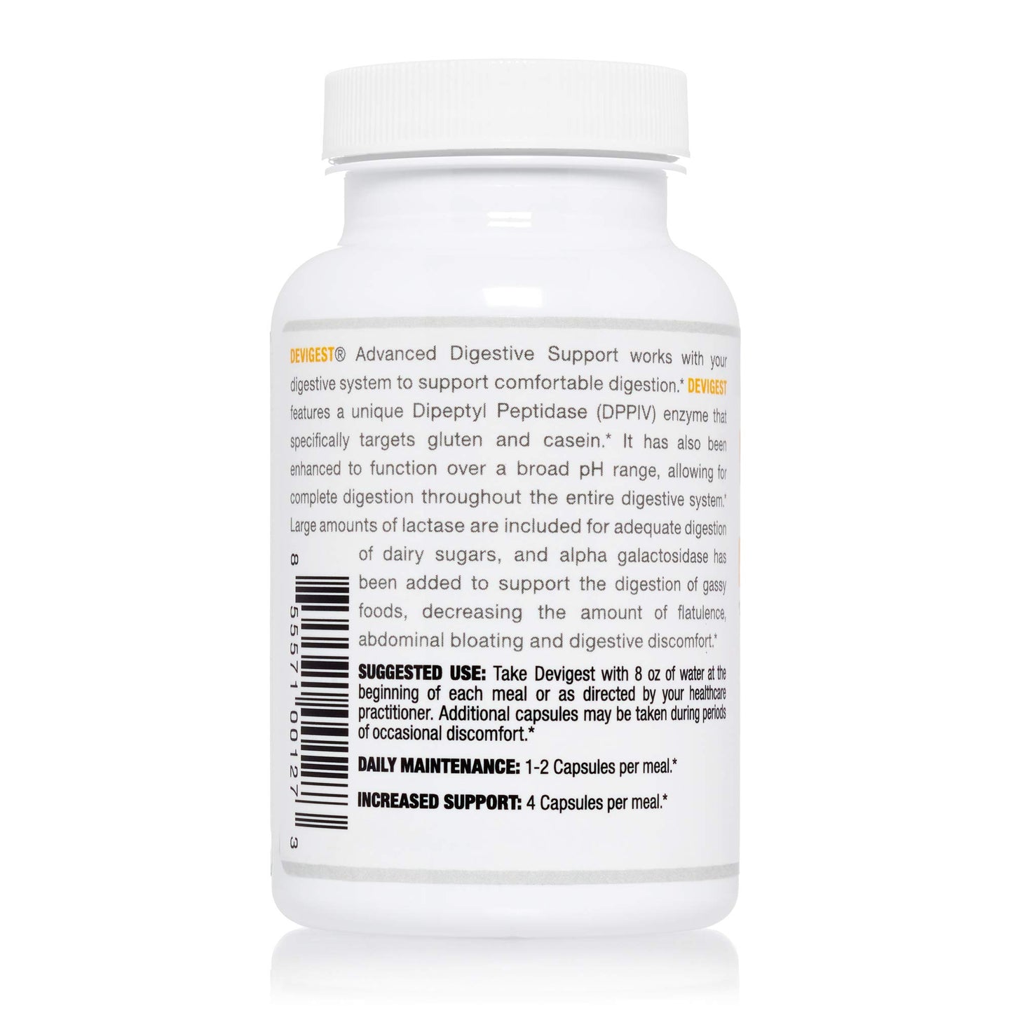Arthur Andrew Medical - Devigest ADS, Advanced Digestive Support, Relief for Lactose Intolerance and Casein Sensitivities, Vegan, Non-GMO, 180 Capsules | Advanced Digestive Support, Relief For Lactose, Gluten, & Dairy Intolerance, & Casein Sensitivities,