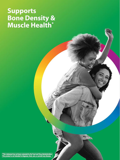 Rainbow Light Calcium Complex with Magnesium & Vitamin D3 + | 180 Tablets | Real Food Nutrients | Supports Bone Density & Muscle Health | Vegan Supplement for Men and Women | Real Food Nutrients | Supports Bone Density & Muscle Health | Vegan Supplement f