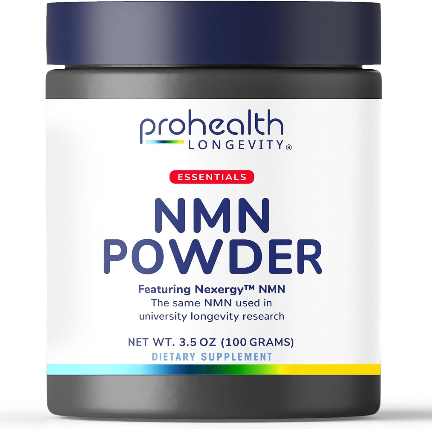 ProHealth Longevity Essentials NMN Powder (100 Grams) - Featuring Nexergy™ NMN Powder Supplement, NAD+ Precursor, Dietary Supplement, Cellular Health, Metabolism Support