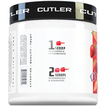 Cutler Nutrition Amplify 2.0 Caffeine-Free Nitric Oxide Pump Pre-Workout | Peach Mango, 40 Servings | With L-Citrulline, NO3-T Arginine and Electrolytes for Muscle Pumps, Hydration and Performance
