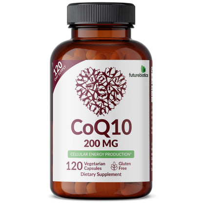 Futurebiotics CoQ10 200 MG Cellular Energy Production, 60 Vegetarian Capsules