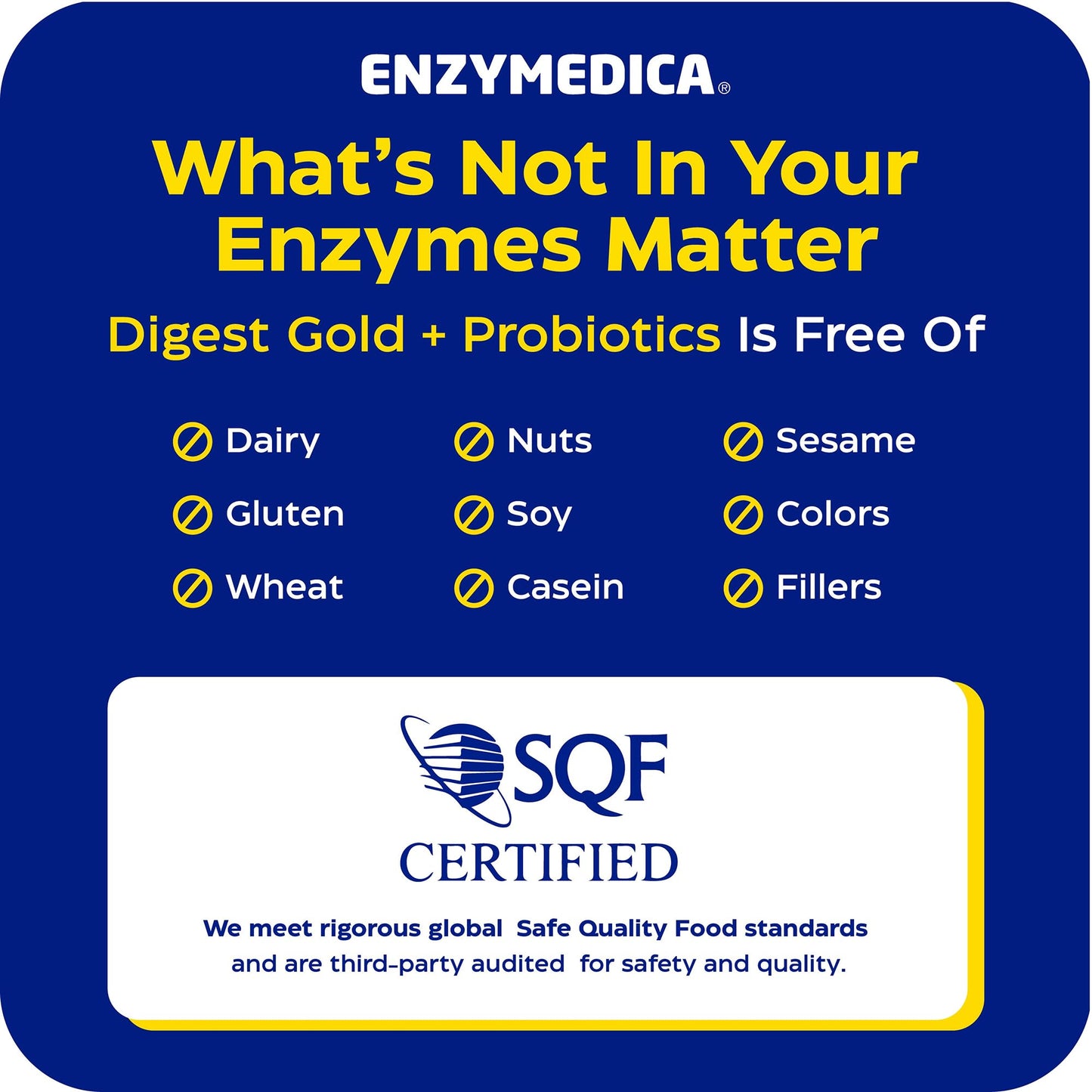 Enzymedica Digest Gold + Probiotics - Digestive Enzyme Supplement for Women & Men, Enzyme and Probiotic Capsules for Digestion, Gut Health Support, Helps Gas & Bloating, Vegetarian - 45 Caps