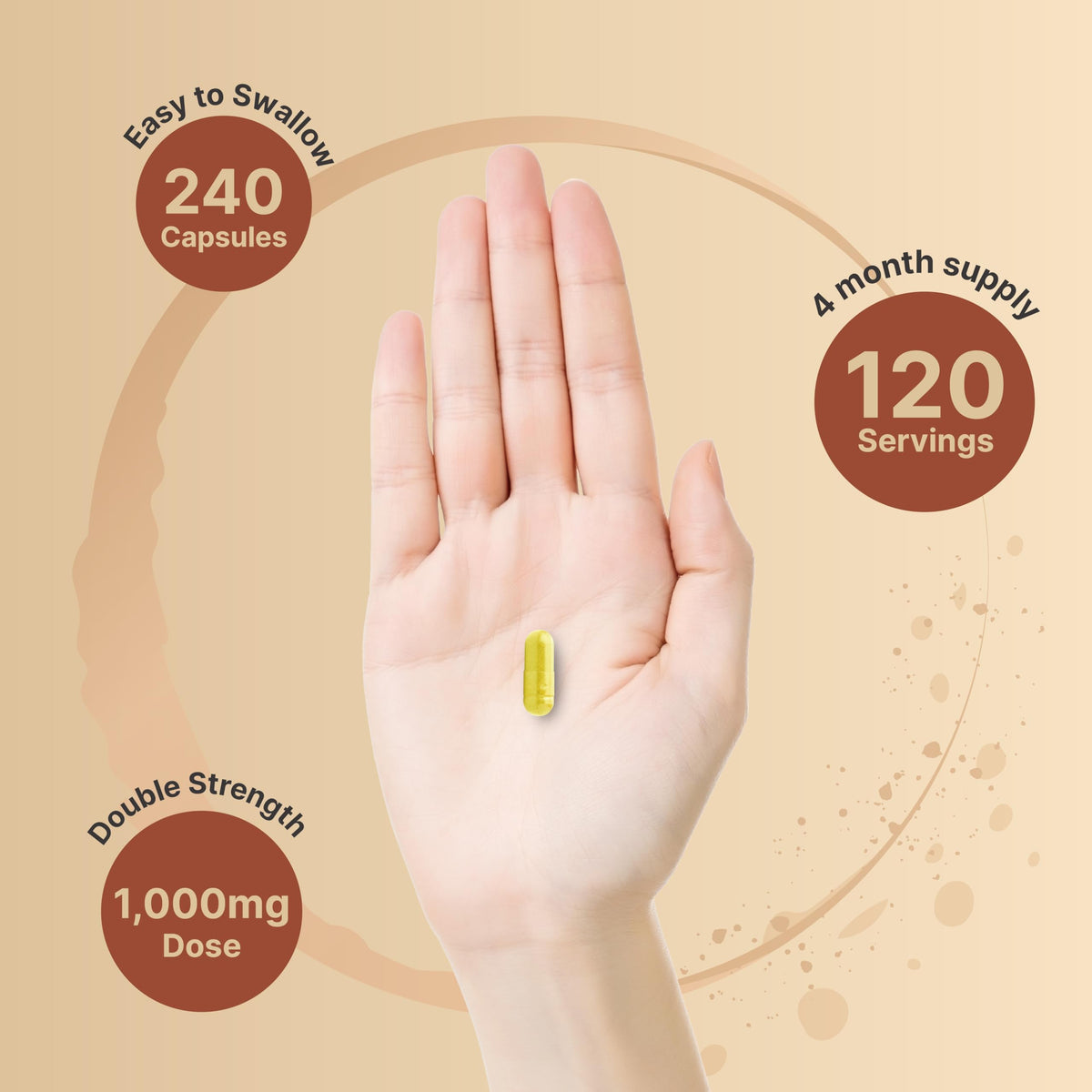 NatureBell Quercetin 1000mg Per Serving | 240 Capsules, Ultra Strength Quercetin