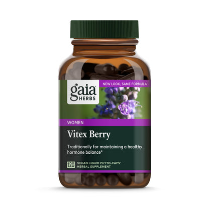 Gaia Herbs Vitex Berry (Chaste Tree) - Supports Hormone Balance & Fertility