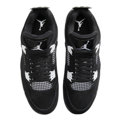 Nike Air Jordan Mens Air 4 Retro Black/White-Black FQ8138-001 Size 13