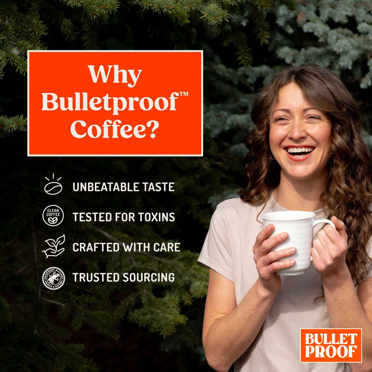 Bulletproof Original Medium Roast Whole Bean Coffee, 12 Ounces, Clean Coffee Tested for Toxins