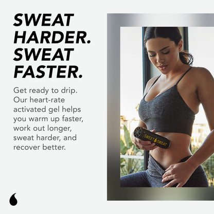 Sweet Sweat Workout Enhancer Roll-On Gel Stick - Sweat Harder and Faster