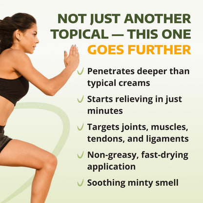 1-TDC Joint & Muscle Relief Cream - Use On Back, Knee, Neck, Shoulder, Hip - Soothes Stiff Joints, Muscles, and Injuries in 5-10 Minutes - Relaxer - 4 oz