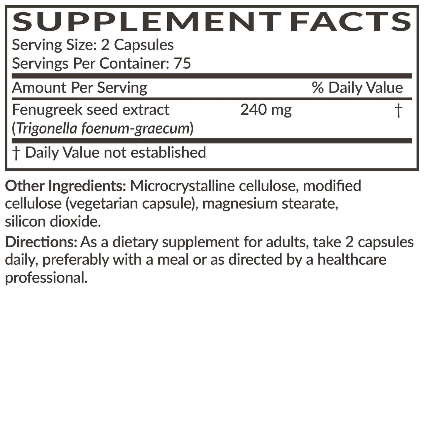 Futurebiotics Fenugreek Extra Strength Supports Overall Good Health & Well-Being, Non-GMO, 150 Vegetarian Capsules