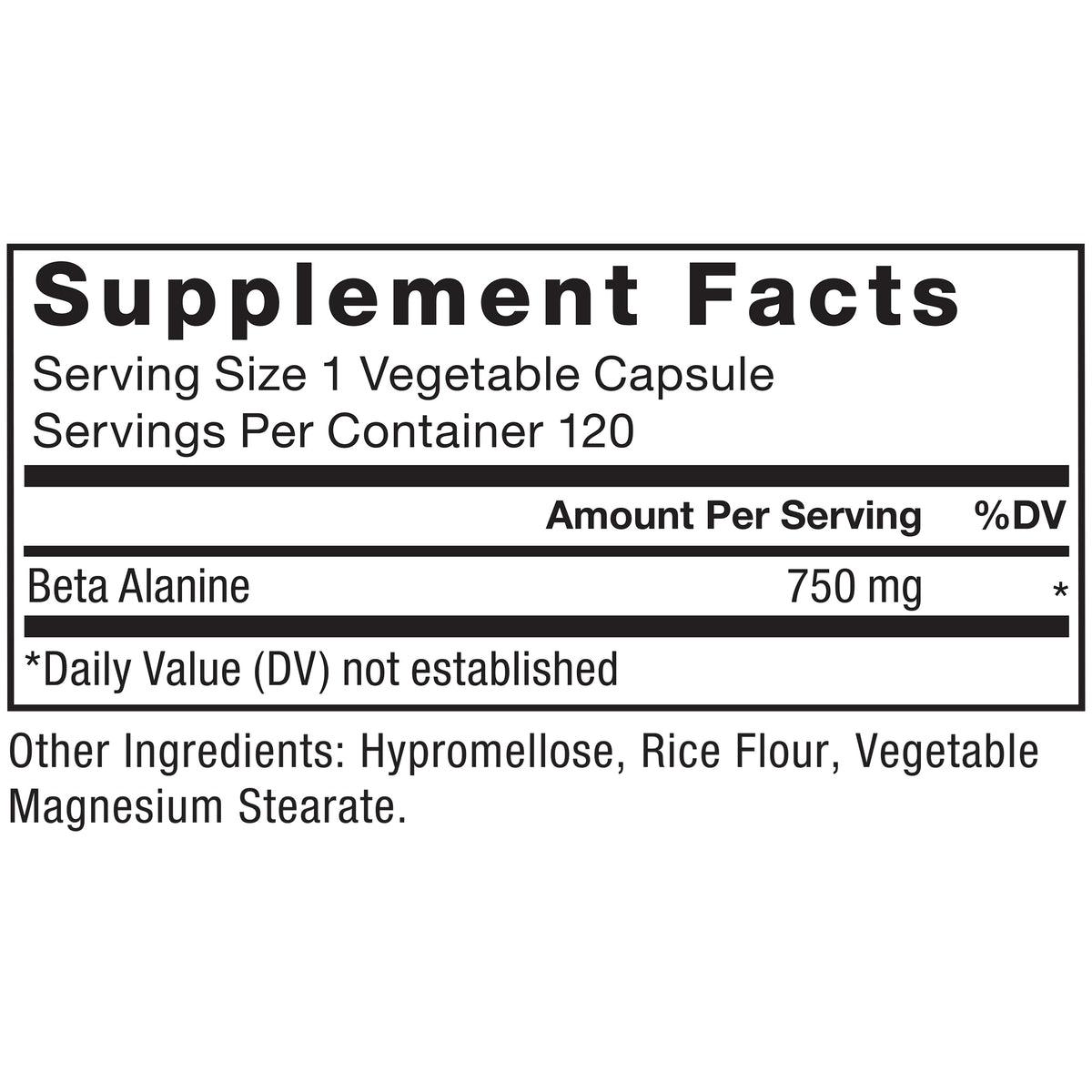 FORCE FACTOR Beta Alanine Capsules, Beta-Alanine Endurance Supplement to Boost Performance & Reduce Fatigue, Clinical Dose, Premium Quality, Vegan, Non-GMO, 120 Capsules