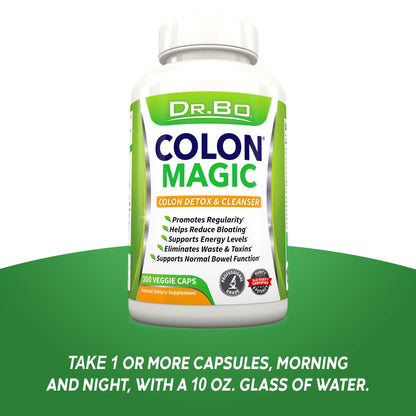 Colon Cleanse Detox Formula - Natural Bowel Cleanser Pills for Intestinal Bloating & Fast Digestive Cleansing - Daily Constipation Relief Supplement Gut, Belly, Stomach - Women Men Herbal Weight Flush