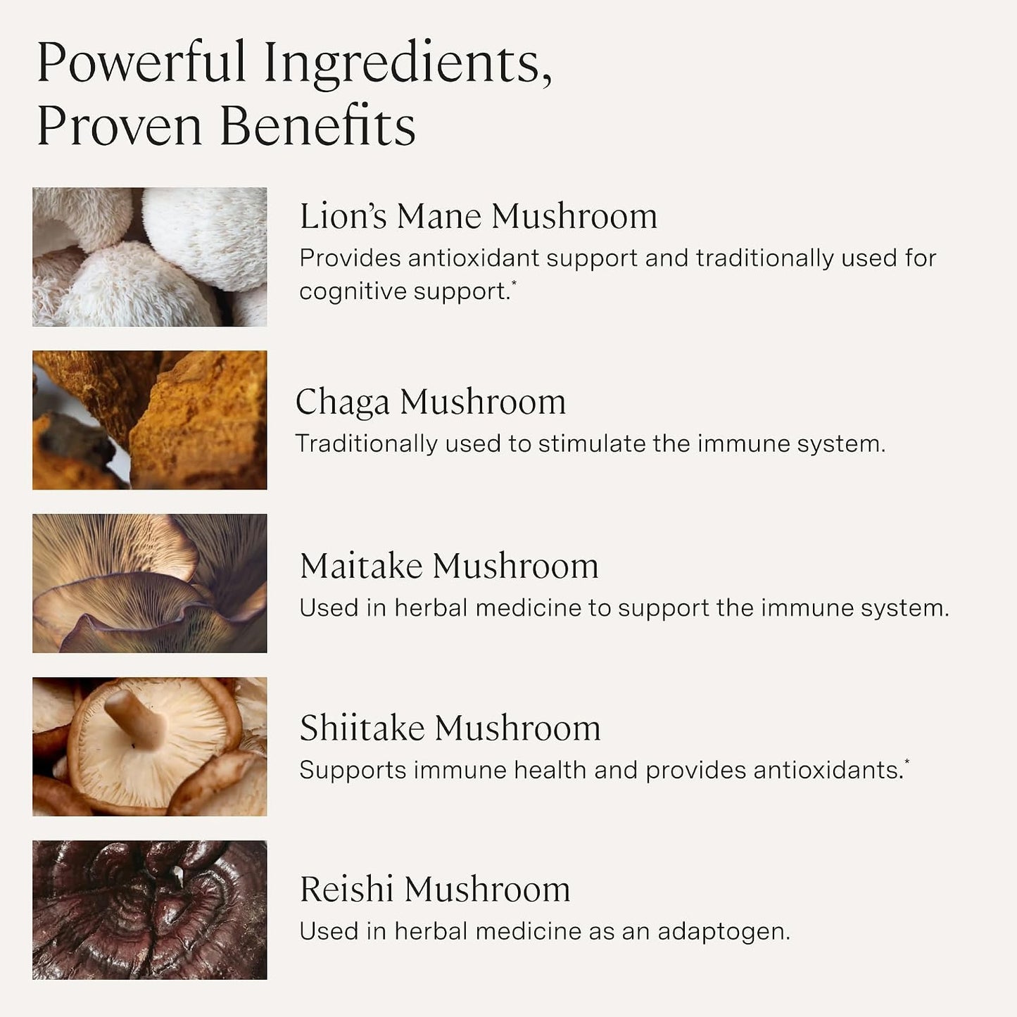Stonehenge Health Dynamic Mushrooms 1,400 mg – 5 Mushroom Complex (Lion’s Mane, Reishi, Chaga, Maitake, Shiitake) – 100% Fruiting Bodies, – Brain, Memory, Focus & Immune Support – 60 Caps (3 Pack)