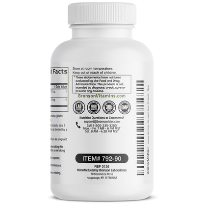 Bronson Milk Thistle Silymarin Marianum & Dandelion Extract, 120 Capsules | 2-in-1 Liver Cleanse, Health, Detox & Antioxidant Support, Non-GMO, Gluten-Free, Soy-Free
