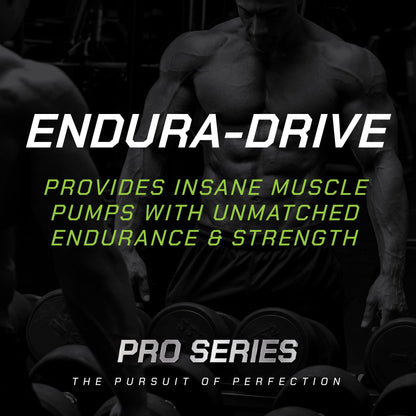 MusclePharm Pro Series ENDURA-DRIVE Pro-Grade Amino Acids Complex with Nootropics | Stim Free Intra Workout & Pre Workout Powder for Endurance & Recovery | Strawberry Watermelon, 1.6 lbs, 30 Servings