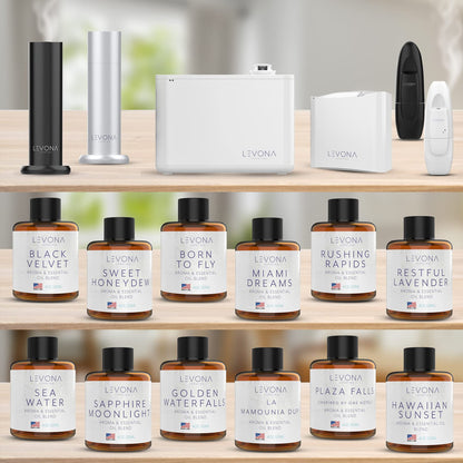 Levona Scent Essential Oils for Diffusers for Home: Miami Dreams Hotel & Home Luxury Scents Fragrance Oil